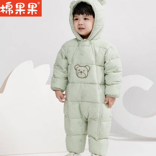 棉果果冬季新品男童羽绒连体衣M412722923685 商品图0