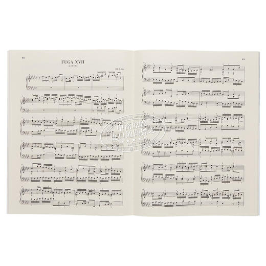 【中商原版】The Well-Tempered Clavier Vol.2 进口艺术 约翰·塞巴斯蒂安·巴赫：平均律曲集 卷二 商品图5