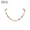 ZEGL法式秋冬人造珍珠项链毛衣链女长款轻奢小众高级感气质锁骨链 商品缩略图1