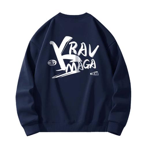 IKMF纯棉宽松KRAVMAGA圆领卫衣舒适 商品图3