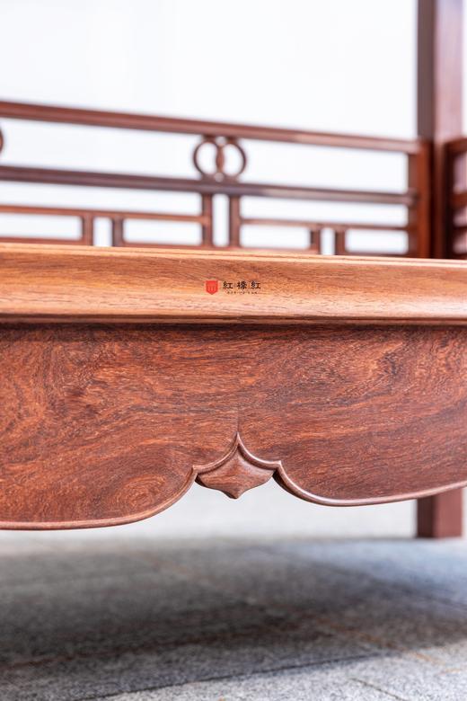 红桥红  家具严选  缅甸花梨（大果紫檀）【178 上博复刻品字栏杆 书架】 商品图6