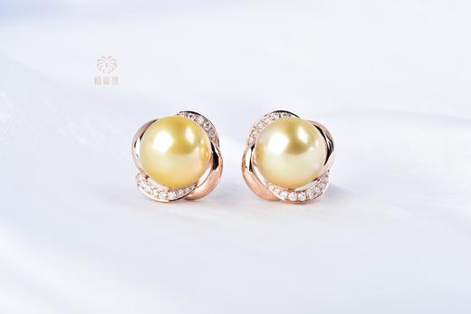 【小确幸】四叶花珍珠耳钉    ZZ12306071 商品图1