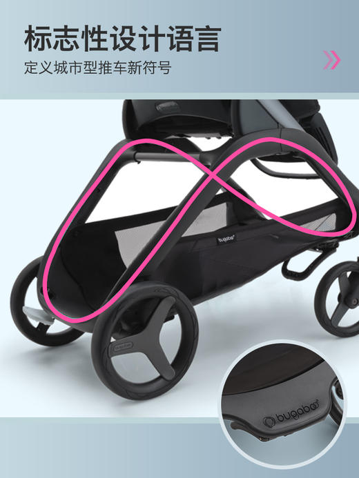 【新品】Bugaboo Dragonfly蜻蜓博格步婴儿推车可坐可躺一秒折叠 商品图2