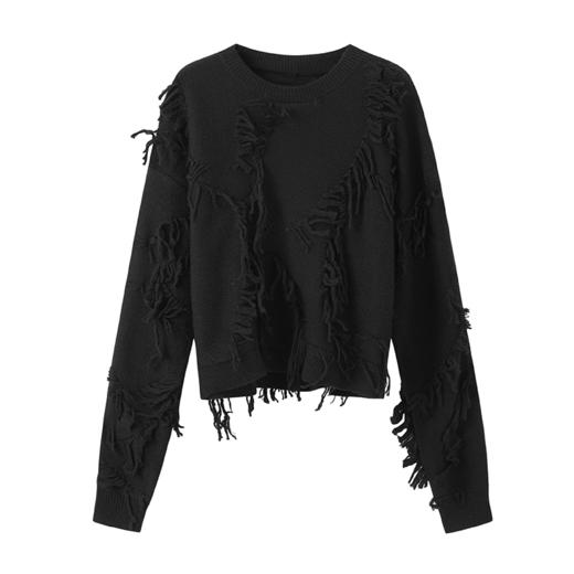 LIYIHAN 流苏毛衫上衣 Y233M10590 商品图3