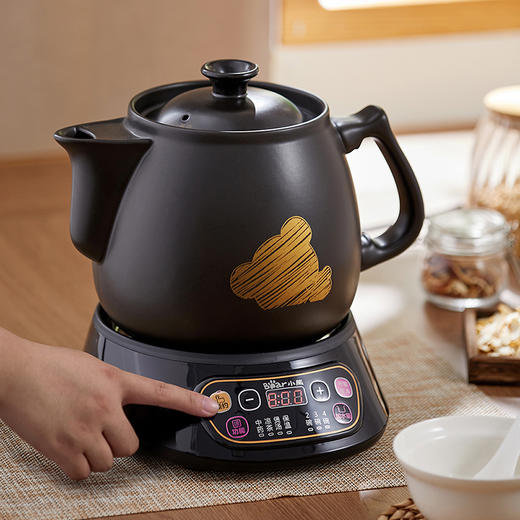 【小程序】煎药壶 JYH-A30A1 黑色 陶瓷药壶+陶瓷杯 商品图8