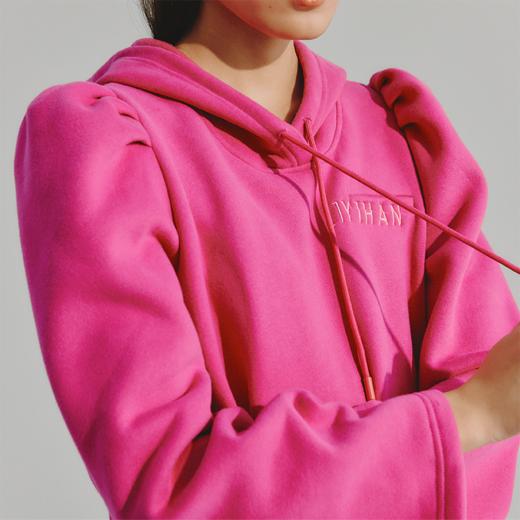 LIYIHAN 超大袖廓形粉色卫衣 Y233S06214 商品图1