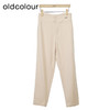 oldcolour简约高腰休闲裤秋季新款直筒显瘦长款西装裤女O34073464 商品缩略图0