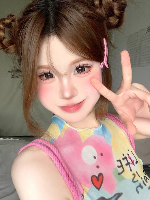 gugucon日抛  浪漫生长 粉 14.4mm 日抛无售后！！ 非离子 商品图2