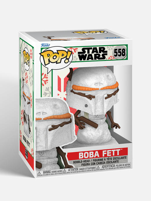 Funko POP Star Wars Boba Fett星球大战假日雪人波巴·菲特手办 64334 商品图4