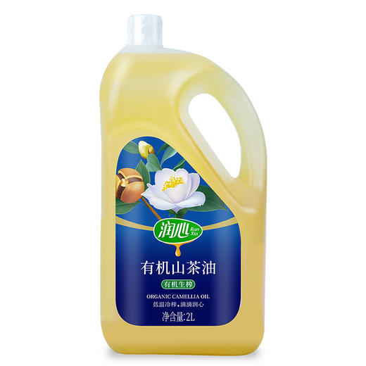 润心有机生榨茶油2L 商品图0
