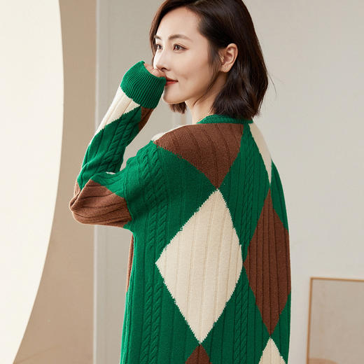 Avann菱形圆领纯羊毛衫-314 商品图10