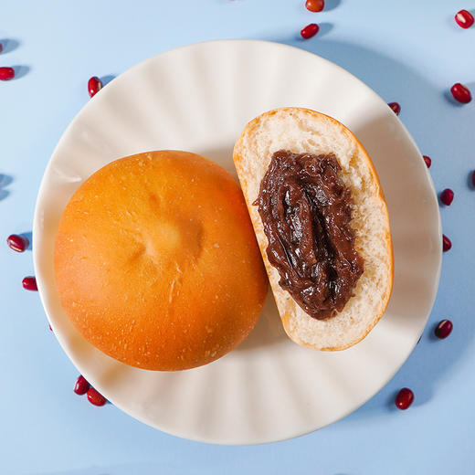 【饱满红豆馅清甜不腻！诚实豆沙包】细腻馥郁红豆沙。一款老式代餐零食，老式红豆沙面包早餐包整箱欧包代餐早饭零食散装软面包营养—DD健康特价清仓 商品图2