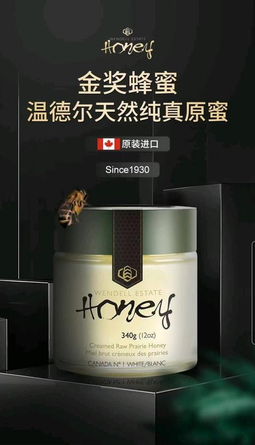 加拿大原产白蜜 原蜜 获多项国际大赛金奖 一年只产一次 粘稠香甜 无任何添加 原装进口 包邮 |百里食 商品图8