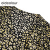 oldcolour复古气质碎花裙秋季新款V领高腰显瘦中长裙GO31103006 商品缩略图3