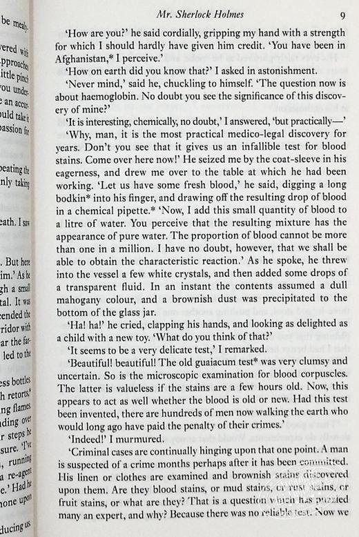 【中商原版】血字研究 牛津世界经典系列 A Study in Scarlet 英文原版 Arthur Conan Doyle 福尔摩斯 华生 探案 商品图7