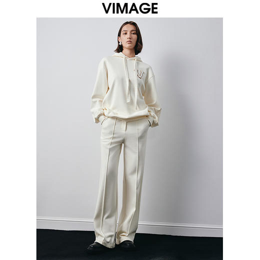 VIMAGE纬漫纪冬季新款时尚连帽休闲卫衣套头上衣V2013623 商品图1