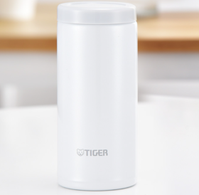 虎牌男女轻量真空保温杯 MOC-A20C 白色 200ml