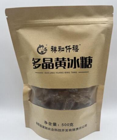 多晶黄冰糖（纯手工）	500g/袋 商品图0