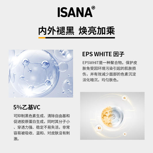 【单拍链接】德国ISANA 光感VC精华乳50ml/瓶 升级版 商品图5