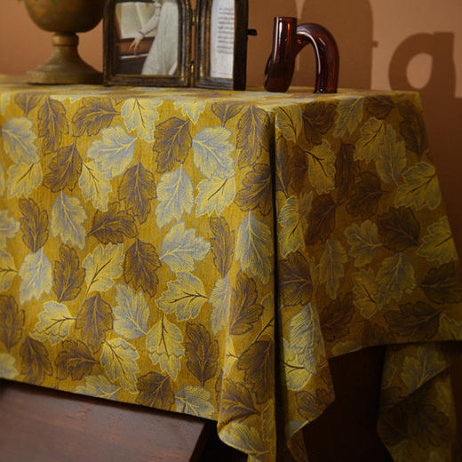 一叶知秋系列钢琴巾钢琴凳罩北欧现代简约钢琴罩全罩新款钢琴巾 商品图2