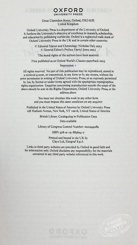 【中商原版】血字研究 牛津世界经典系列 A Study in Scarlet 英文原版 Arthur Conan Doyle 福尔摩斯 华生 探案 商品图3