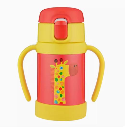虎牌婴幼儿童保温杯吸管 MCK-A28C-Y-长颈鹿 280ml 商品图0