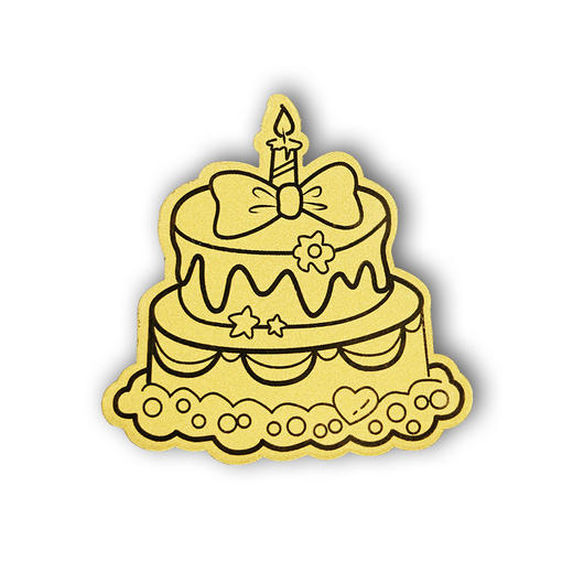 【黄金】生日快乐异形小金条卡册装·1g生日金 商品图4