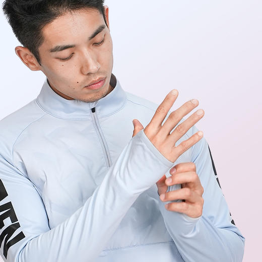 Eleventeams足球运动训练保暖半拉链半绒训练服成人男ELT23BRXL001 商品图3