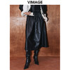 VIMAGE纬漫纪冬季新款高腰时尚通勤显瘦a字半身裙V2006627 商品缩略图2