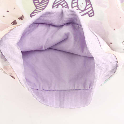 棉果果冬季新品女童5A抗菌圆领套头夹棉卫衣M422180823611 商品图2