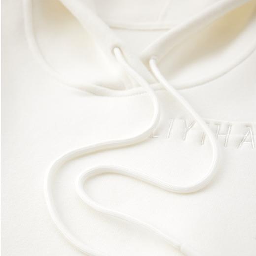 LIYIHAN 超大袖廓形白色卫衣 Y233S06201 商品图4