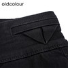 oldcolour黑色高腰牛仔裤新款时尚修身显瘦卷边铅笔裤女O32113255 商品缩略图2