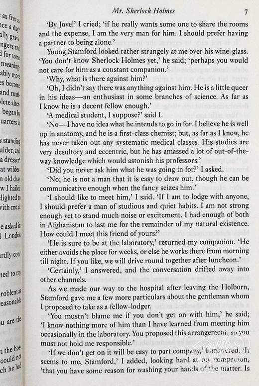 【中商原版】血字研究 牛津世界经典系列 A Study in Scarlet 英文原版 Arthur Conan Doyle 福尔摩斯 华生 探案 商品图6