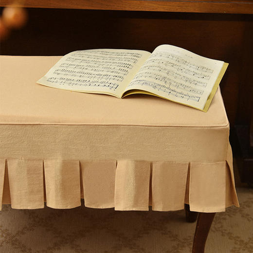一叶知秋系列钢琴巾钢琴凳罩北欧现代简约钢琴罩全罩新款钢琴巾 商品图3
