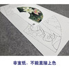 【大彩图】李晓明工笔画白描底稿扇面小品《十里荷香》荷花临摹勾线花鸟线稿K076 商品缩略图2