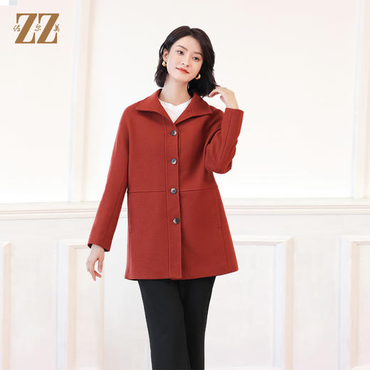 佐尔美秋冬新款  气质优雅针织羊毛大衣女E14ZZ11 商品图3