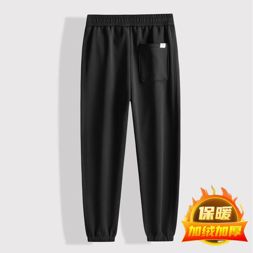 【加绒】【新款DK】大依优型大码加绒休闲裤收口加肥加大宽松舒适男装加绒裤子运动裤长裤 商品图3