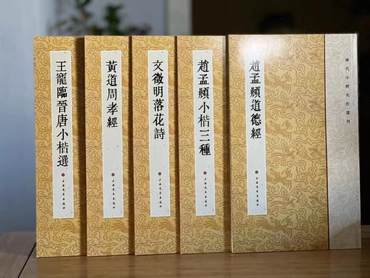 《历代小楷名作选刊》（一函十册），王羲之钟繇等书，16开，平装，上海书画出版社2011年初版，目前印次不论。定价248，售价122元 商品图3