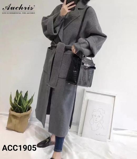 AUChris浴袍长款羊毛大衣 商品图5