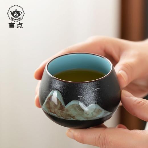 「五只礼盒装！三款可选」创意国潮复古茶杯节日礼品单杯陶瓷茶碗品茗杯主人杯礼盒商务送礼餐饮用具 商品图2