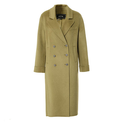 EITIE爱特爱冬季新款气质羊毛中长款显瘦大气毛呢大衣7214930 商品图5