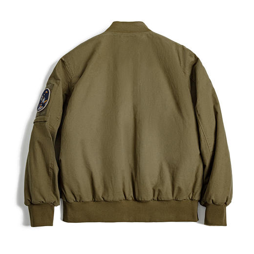 马登工装 美式复古双面穿MA1飞行员夹克棉服夹棉棒球服上衣外套男 商品图6