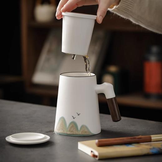 「万里山河！文创茶礼」中国风马克杯文创茶礼父亲节生日礼物送长辈老师乔迁伴手礼品盒餐饮用具 商品图3