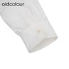 oldcolour白色简约衬衫秋季新款围巾领设计感通勤上衣女O33013367 商品缩略图3