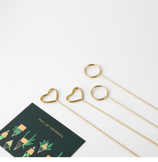 【花店辅材】卡片夹/金属卡插（10个/包） 商品图10