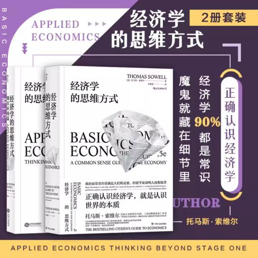 【套装】经济学的思维方式+现实应用篇  经济学通识书籍 商品图0