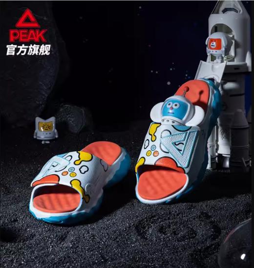匹克态极云拖鞋联名款夏季男防滑沙滩鞋情侣魔术贴篮球运动凉拖ET31847L/ET31848L 商品图1