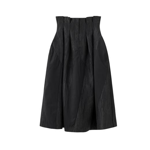 LIYIHAN提花褶皱半裙 Y234Q10890 商品图3