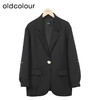 oldcolour设计感西装秋季新款休闲简约气质宽松外套女O34048438 商品缩略图2