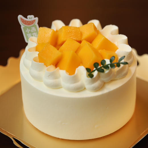 二人食芒果奶油半磅蛋糕 商品图0